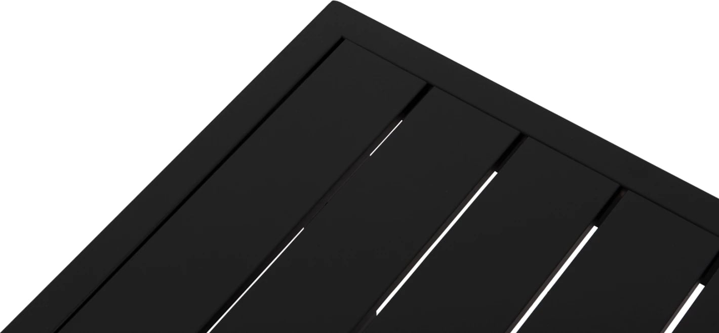 Tavolinë anësore për shezlong, alumin, ngjyrë gri e errët, SENTRY FH6275.03, 87x43.5x45cm