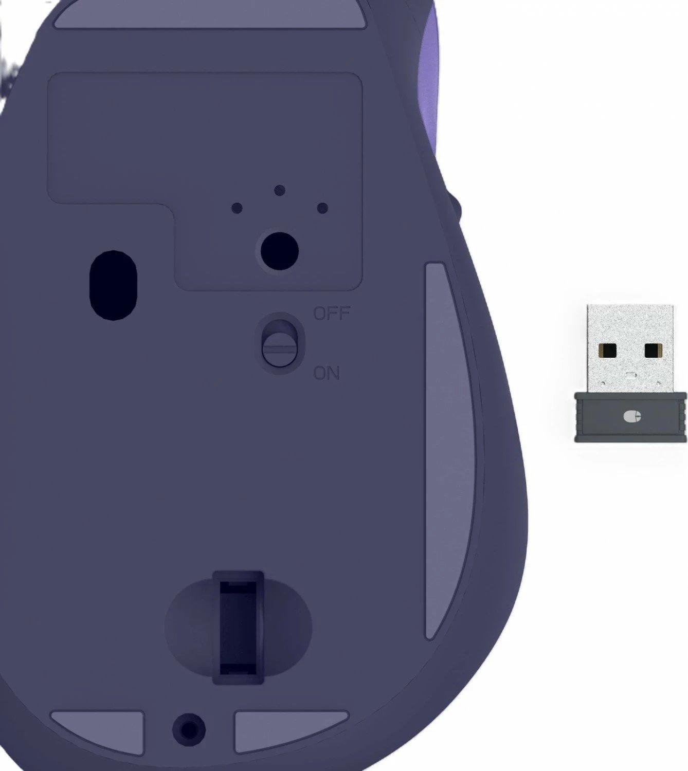 Maus Hama WM-500, pa kabllo, 1600 DPI, 6 butona, ngjyrë vjollcë