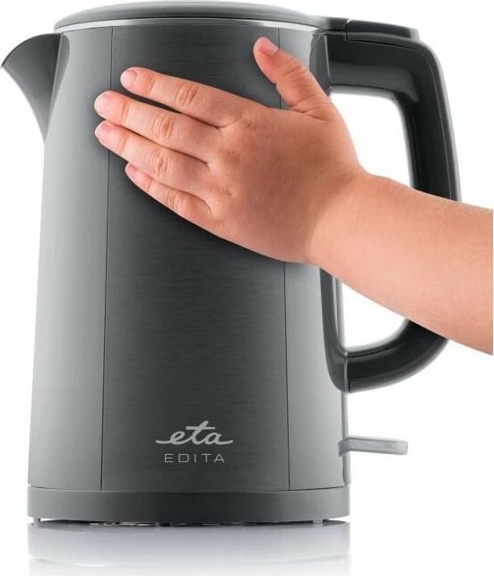 Çajnik elektrik ETA Edita 859590020, 1.5L, 2200W, inox, gri