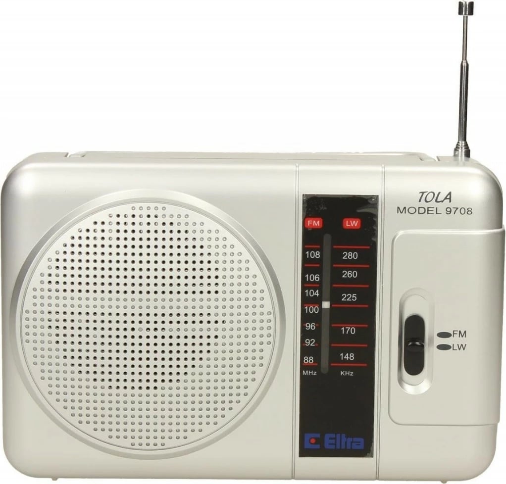 Radio portabile Eltra TOLA, mono, FM/LW, argjend