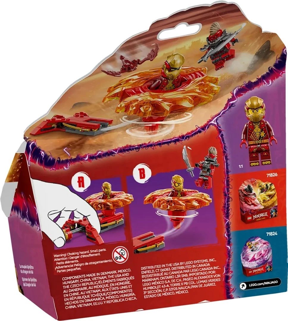 Set LEGO NINJAGO 71823 Kai's Dragon Spinjitzu Spinner