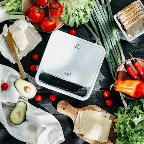 Toster për sanduiçe Adler AD 3070W, i bardhë