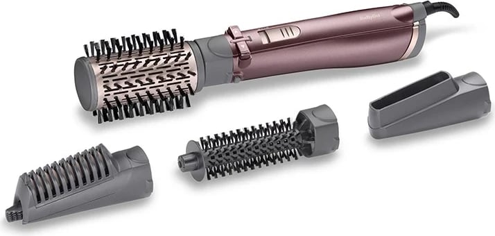 Brushë stiluese për flokë BaByliss AS960E, 1000W, rozë 