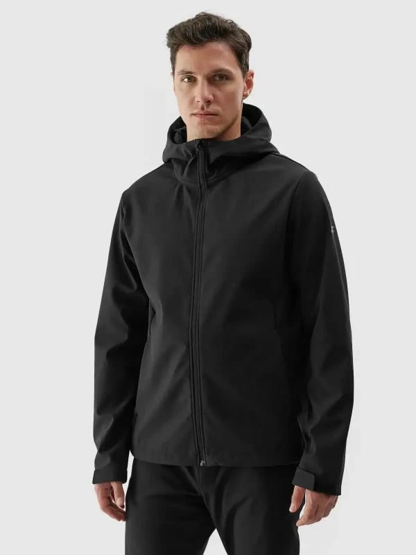 Jakne softshell për meshkuj 4F, e zezë