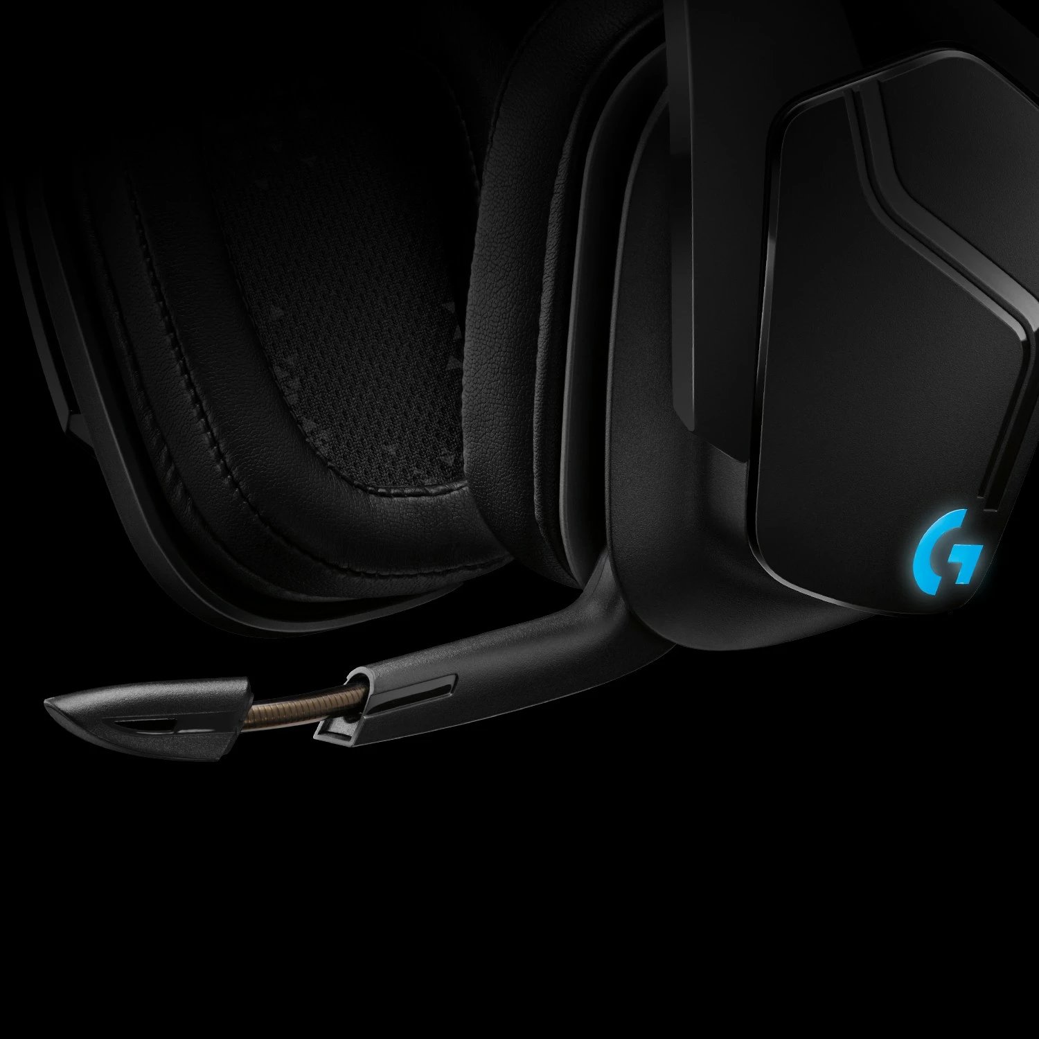 Kufje gaming Logitech G935 pa tela, 7.1 Surround Sound, e zezë, blu