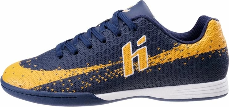 Çizme futbolli për fëmijë Huari Recoleti Teen IC Jr, blu deti me të verdhë