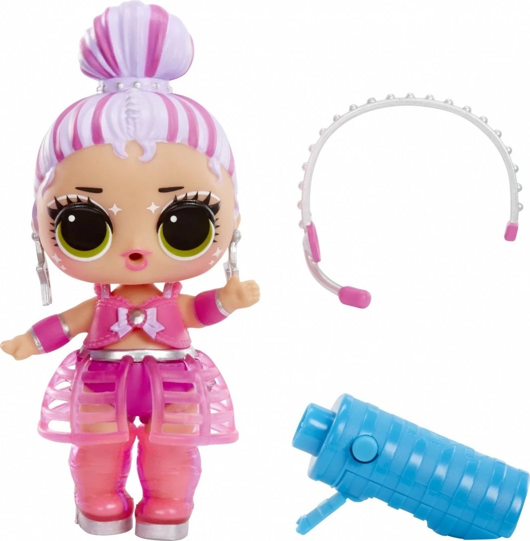 Set lodrash L.O.L. Surprise Neon Pop Stars, MGA, 12 copë, plastikë, me dritë UV