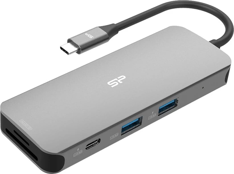 Docking Silicon Power SR30 USB 3.2 Gen 1 Type-C Gri, Metalik