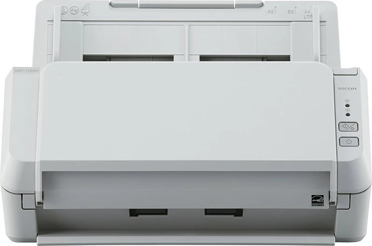 Skaner dokumentesh Ricoh SP-1125N, 25 faqe/min, duplex, Ethernet LAN, USB, i bardhë