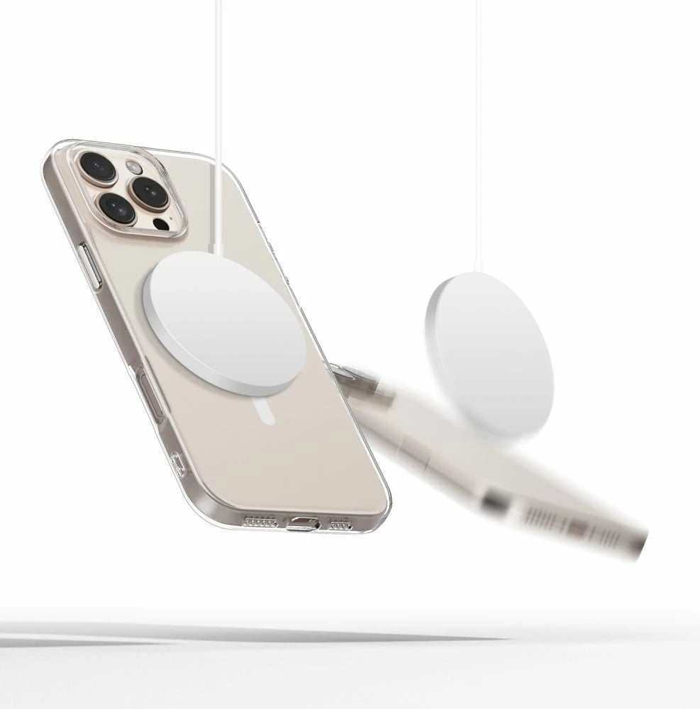 Mbështjellës Tech-Protect FlexAir MagSafe për iPhone 16 Pro, Transparent