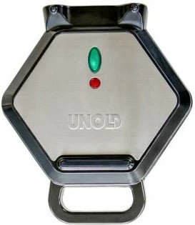 Aparat për waffle bubble, UNOLD, Bobby 48245, 700 W, rrotullim 180°, veshje jo-ngjitëse, e zezë/argjend