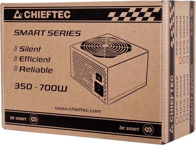 Furnizues me energji elektrike Chieftec GPS-400A8, 400 W
