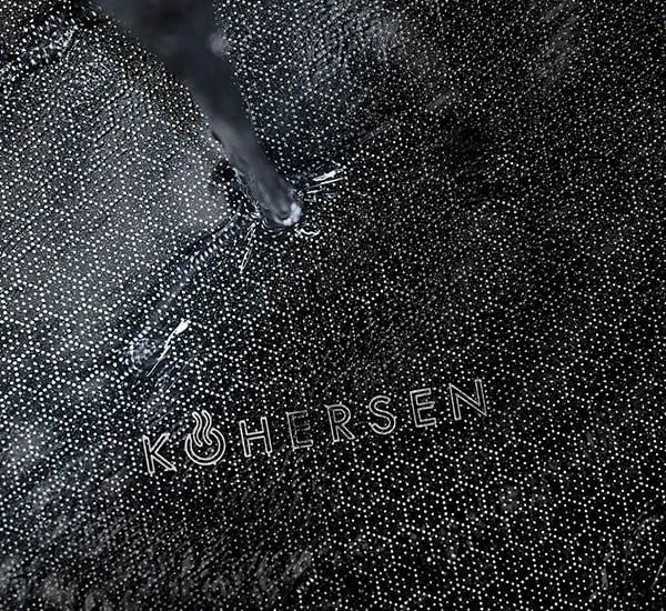 Tigan KOHERSEN Black Cube 16 cm, Silver