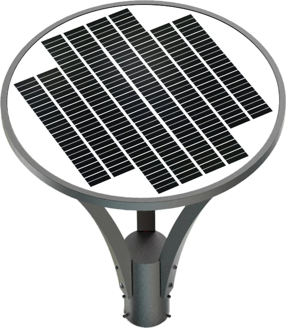 Ndriçues i jashtëm PowerNeed SLL-31, LED, Solar, Argjendtë