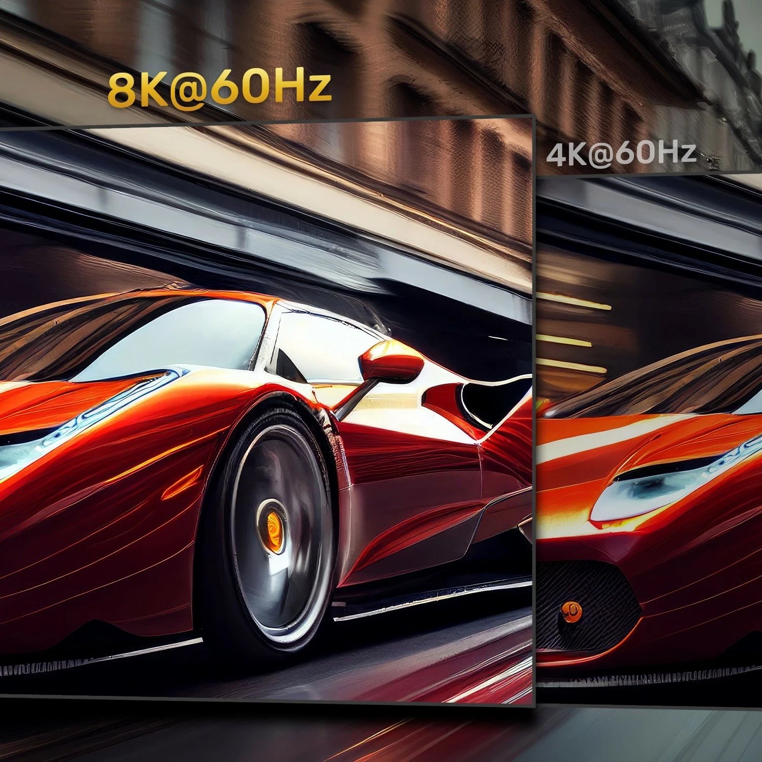 Kabëll HDMI Unitek 2.1 8K 60Hz, 3m, zi