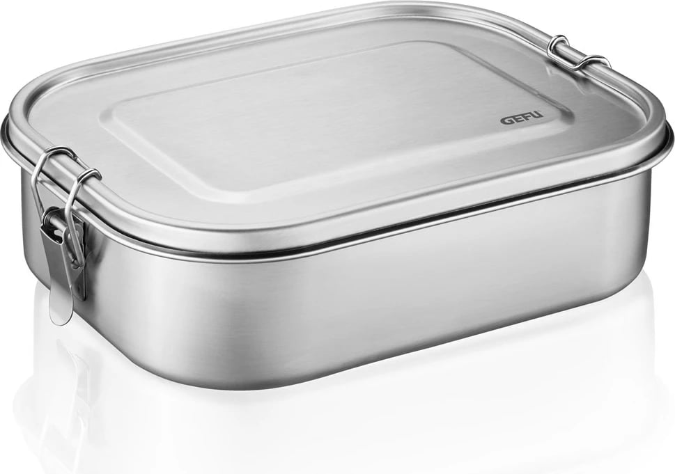 Kuti ushqimi GEFU Endure G-12735, 2 ndarje, metal, argjend Kuti ushqimi GEFU Endure G-12735, 2 ndarje, metal, argjend