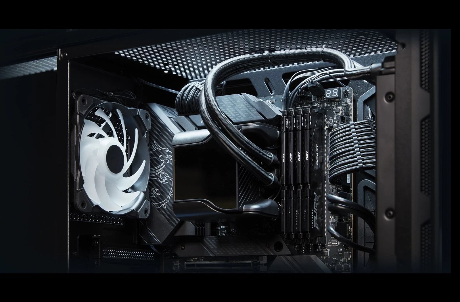 RAM Memorje Kingston FURY 16GB 6000MT/s DDR5 CL36 DIMM (Pako prej 2) Beast Black EXPO