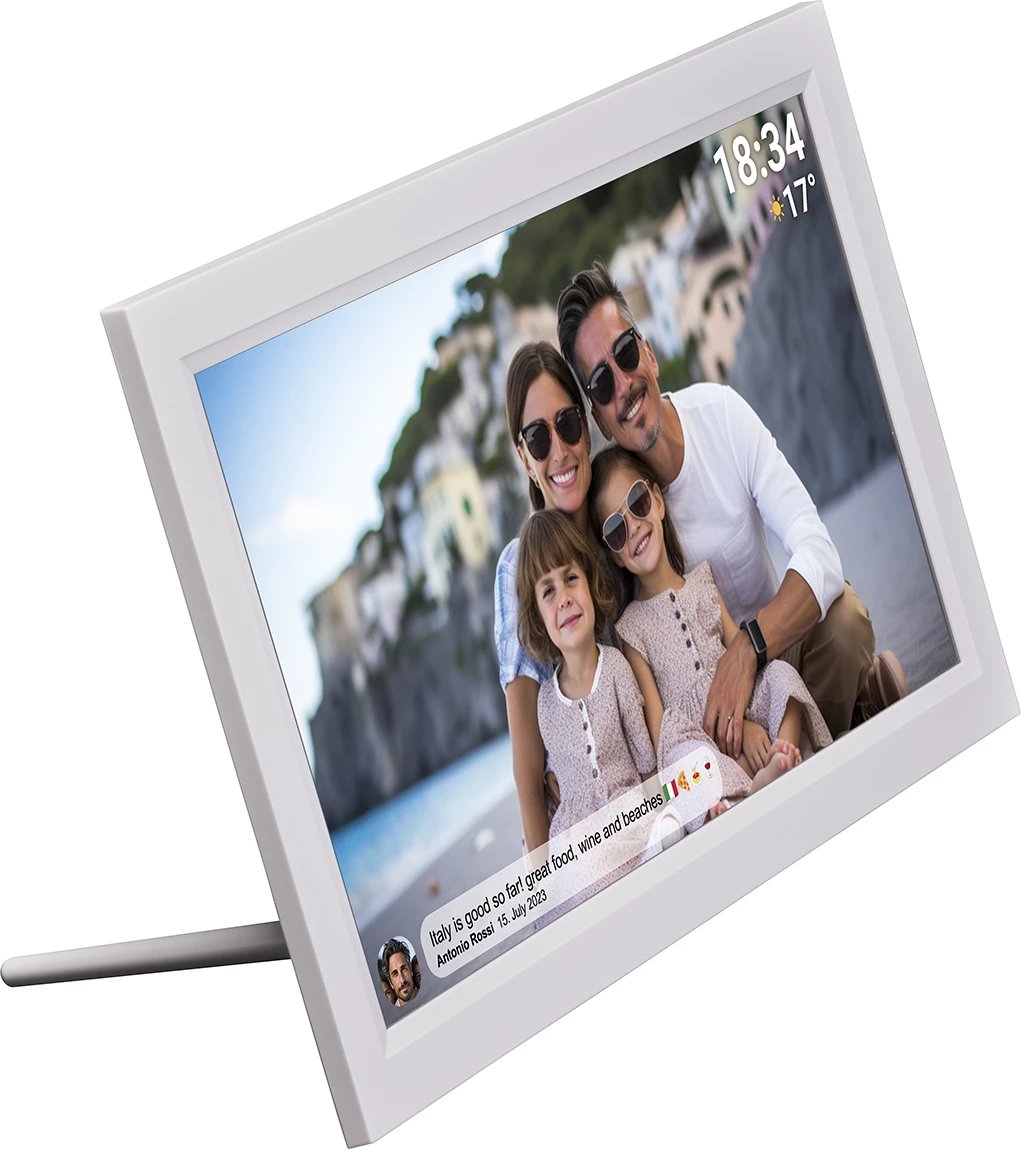 Kornizë digjitale Denver Frameo PFF-1503W, 15.6", 16 GB, Full HD, e bardhë