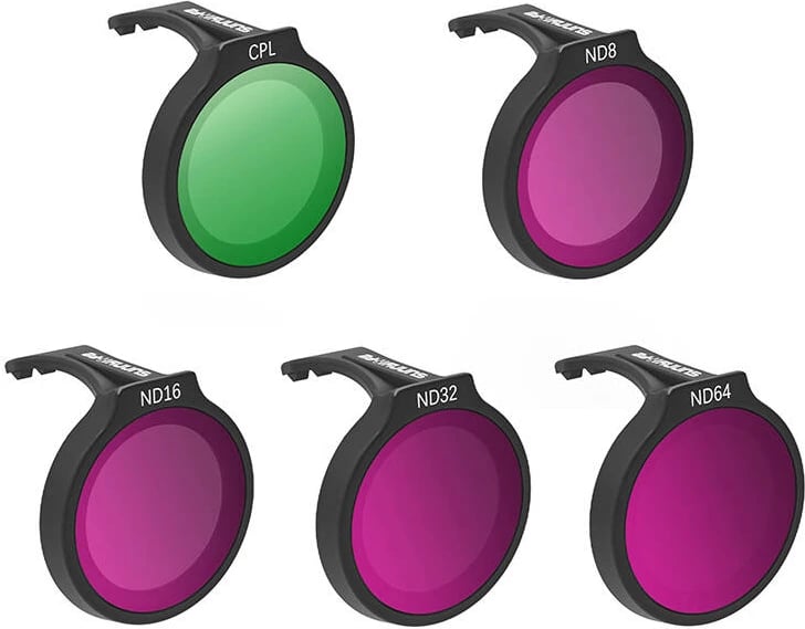 Set filtrash për dron Sunnylife NE-FI880, për DJI Neo, CPL+ND8+ND16+ND32+ND64