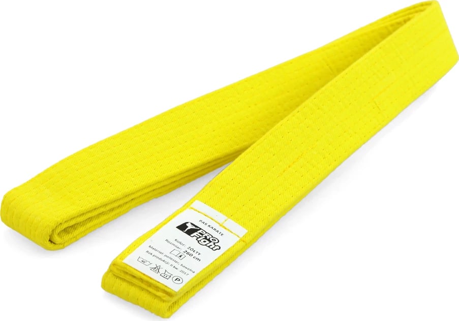 Rrip karate PROfight, i verdhë