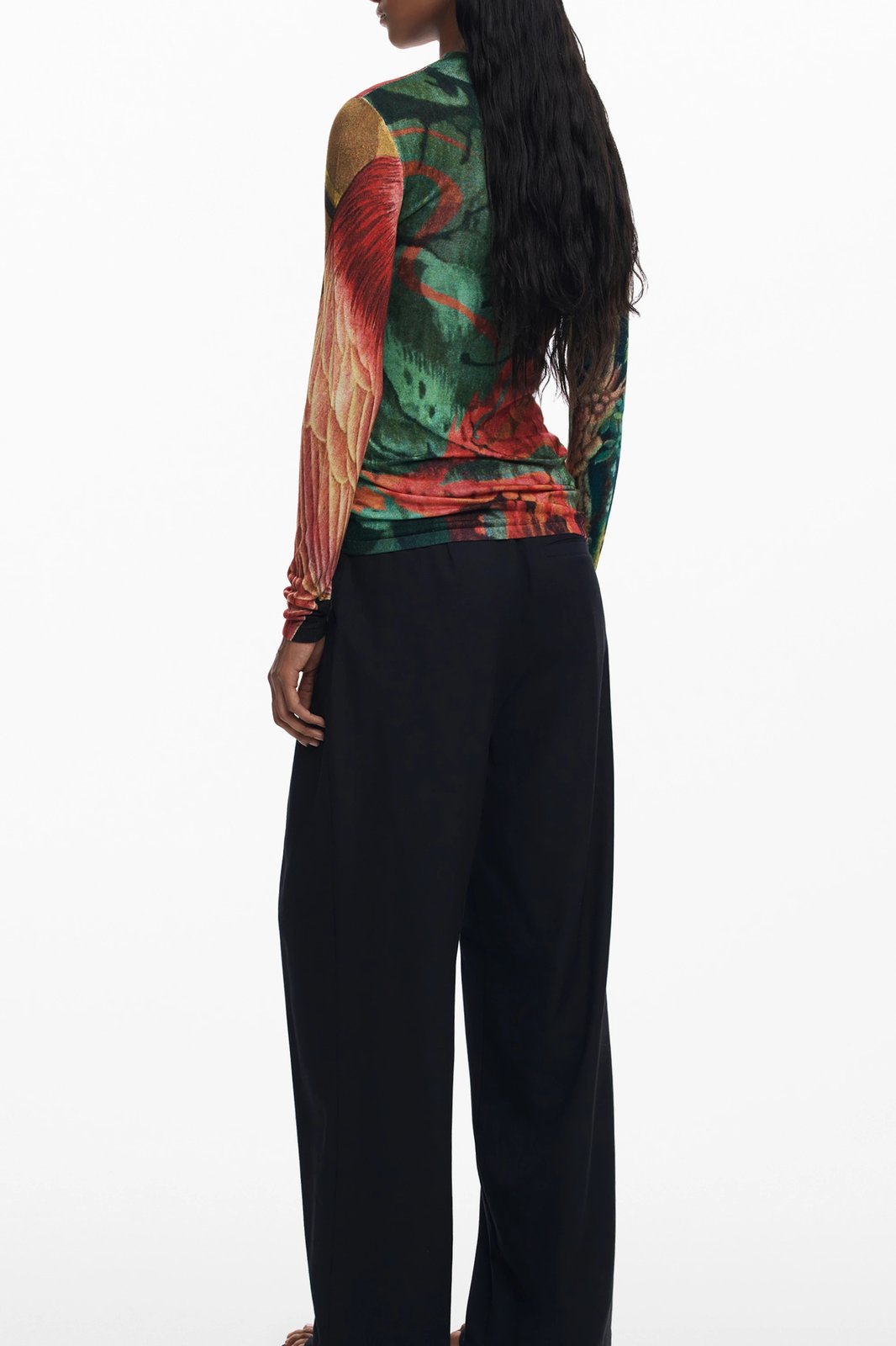 Xhemper femra Desigual Tapiz Lacroix Jersey, e gjelbër Xhemper femra Desigual Tapiz Lacroix Jersey, e gjelbër