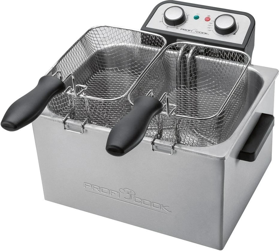 Fritezë Clatronic PC-FR 1038, Stand-alone, 3000 W, Argjendtë