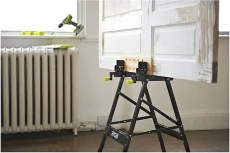 Bankë pune portabile RYOBI RWB02, bambu, e zezë