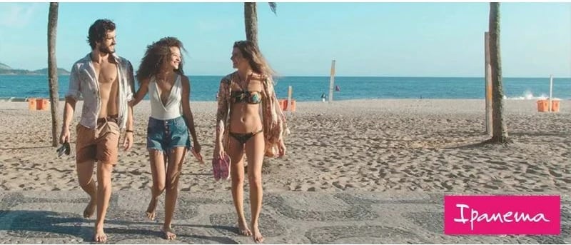 Flip-Flops Iguana për meshkuj dhe femra, të kaltra