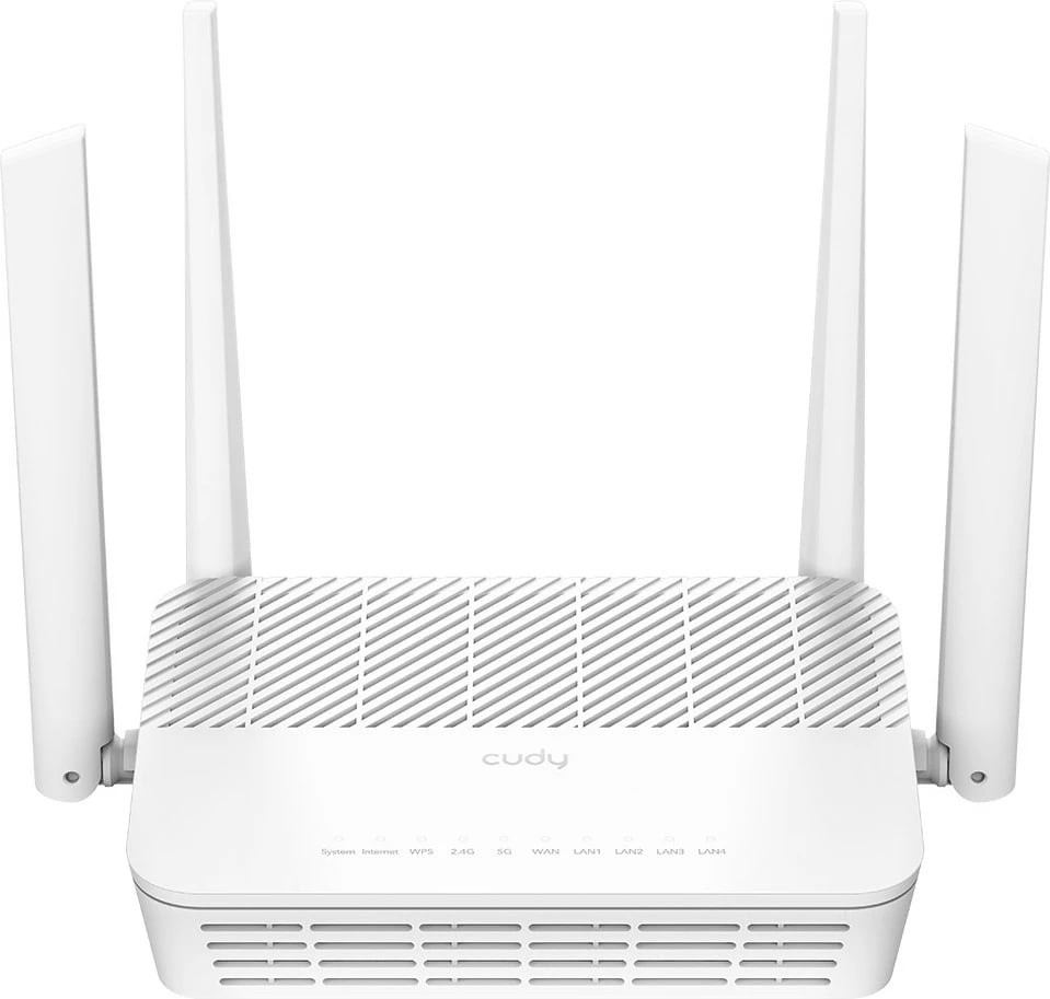 Router Cudy AX3000 Gigabit Wi-Fi 6, i bardhë