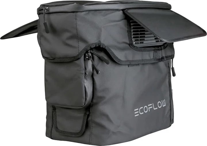 Çantë EcoFlow DELTA 2, rezistente ndaj ujit, për stacion energjie, e zezë