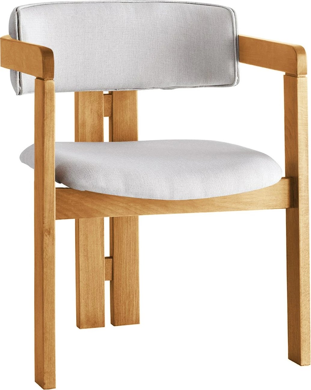 Karrige Skye Decor, krem dhe lis, CO-044
