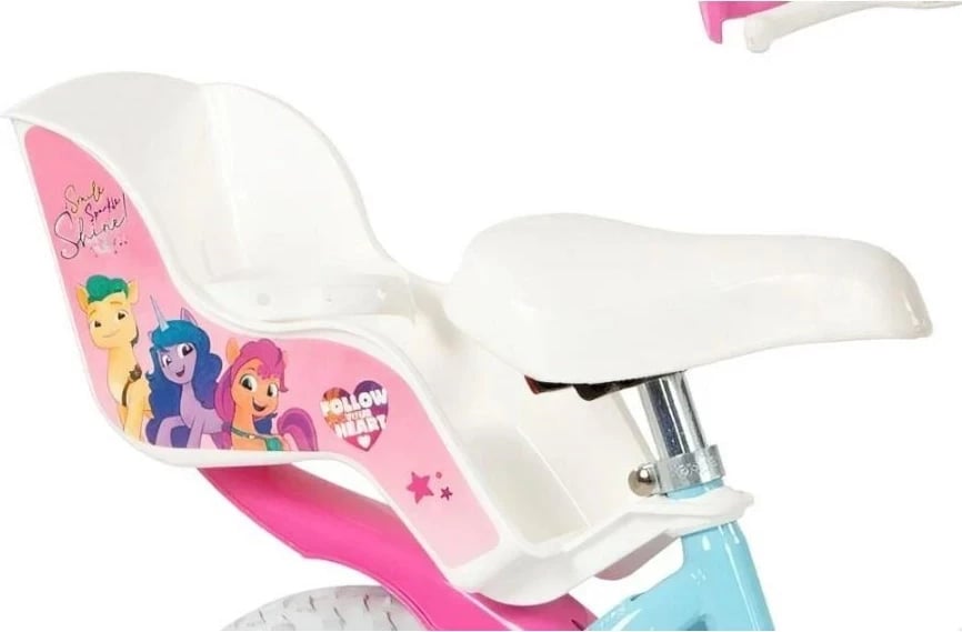 Biçikletë fëmijësh TOIMSA My Little Pony 12", 4 rrota, Rozë/Kaltër Biçikletë fëmijësh TOIMSA My Little Pony 12", 4 rrota, Rozë/Kaltër