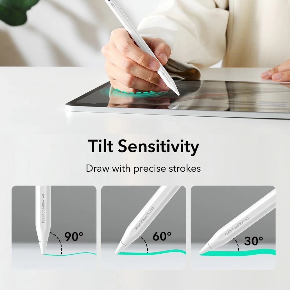 Stylus digjital ESR Geo, i bardhë