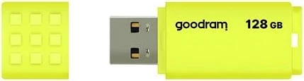 Pendrive GOODRAM UME2, 128GB, USB 2.0, e verdhë