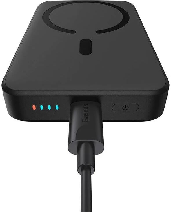 Powerbank Baseus Magnetic Mini 10000mAh, 20W, MagSafe, e zezë