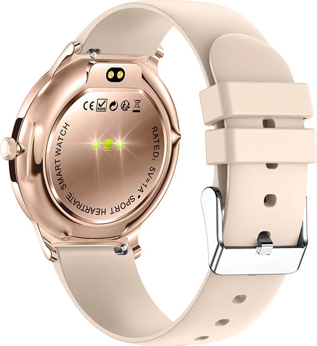 Smartwatch, Colmi, V89, 1.43" AMOLED, thirrje Bluetooth, 100+ mënyra sporti, IP67, ngjyrë ari