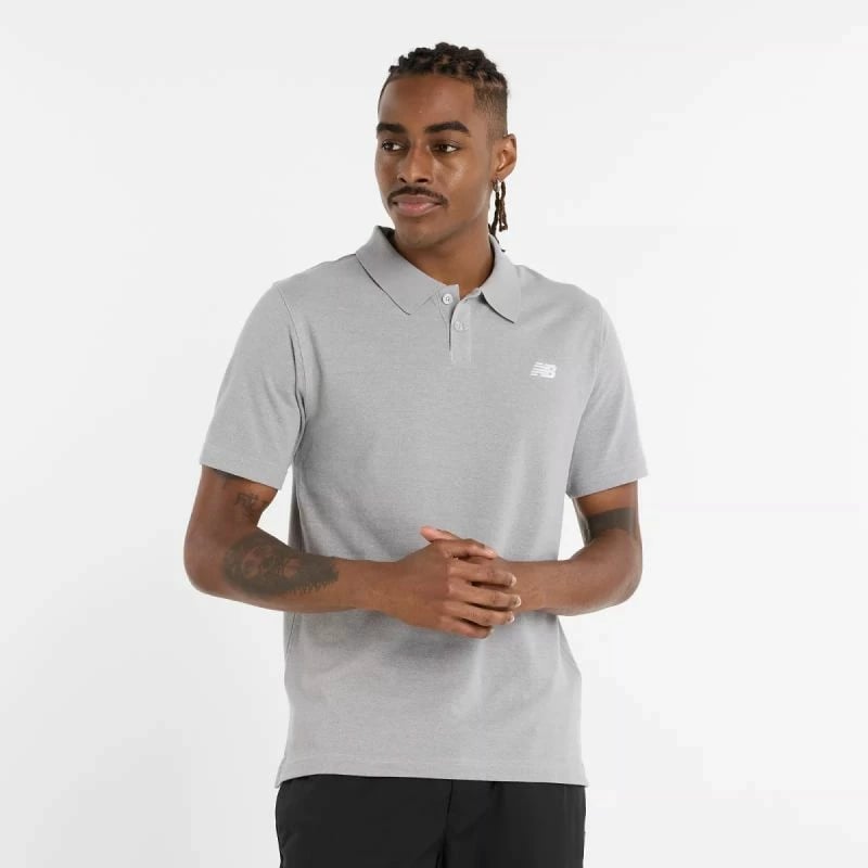 Maicë polo për meshkuj New Balance, gri