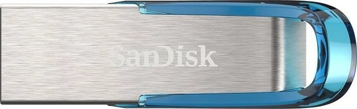USB stick Sandisk Ultra Flair 128GB, USB 3.2, argjendtë/blu
