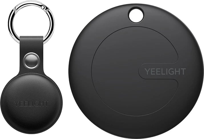 Lokalizues i mençur Yeelight Yeetag, Bluetooth, me mbështjellës lëkure, i zi