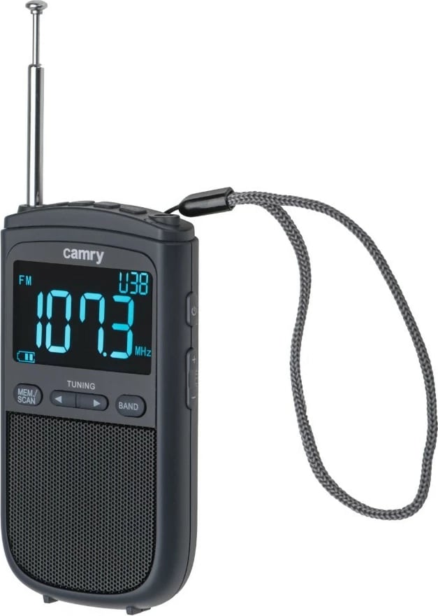 Radio portabile Camry CR1905, FM/AM, ekran LCD, USB-C, e zezë