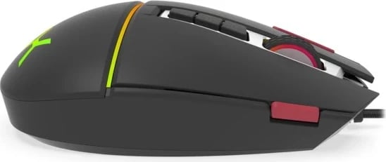 Maus Krux Fuze Pro, USB Lloji-A, 12000 DPI, i zi