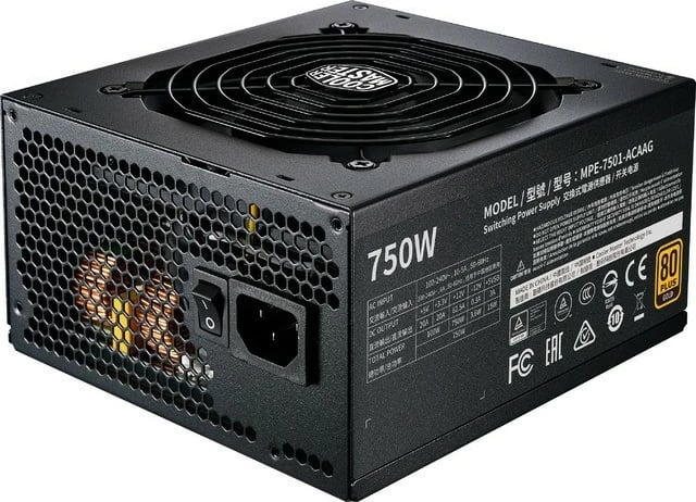 Kasë energjie Cooler Master MWE Gold V2, 750W, Modular, 80 PLUS Gold, e zezë