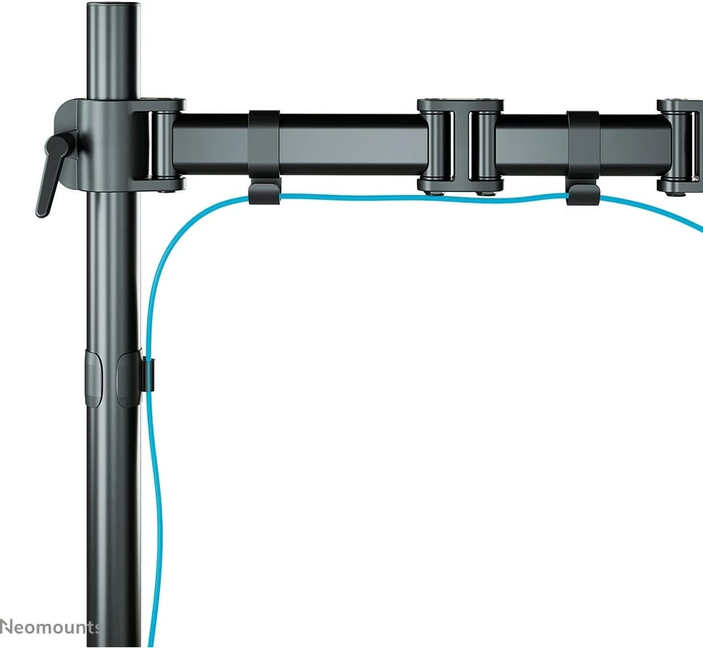 Krah monitori Neomounts NM-D135BLACK, për tavolinë, 10-27 inç, rregullim lartësie, ngjyrë e zezë