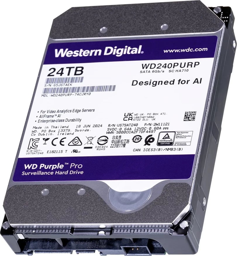 Hard disk WD Purple Pro WD240PURP 24 TB