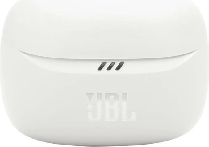 Kufje in-ear pa tela JBL Tune Beam 2 JBLWBEAM2WHT anulim zhurme adaptiv, JBL Spatial Sound, deri 48 orë bateri, IP54, të bardha