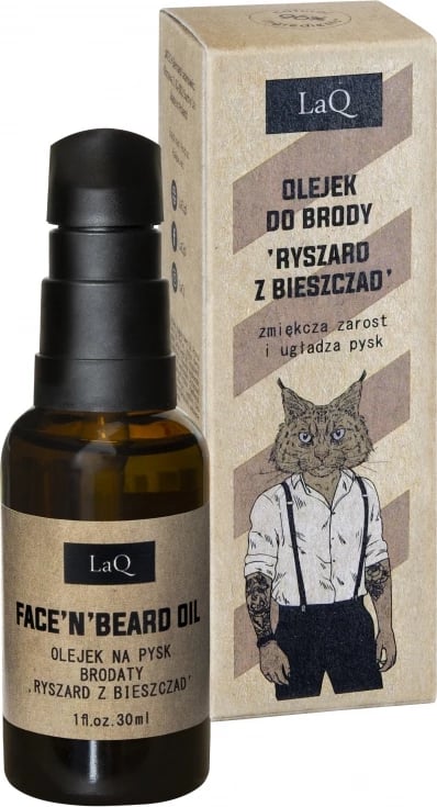 Vaj për mjekër LaQ Ryszard from Bieszczady për burra 30ml