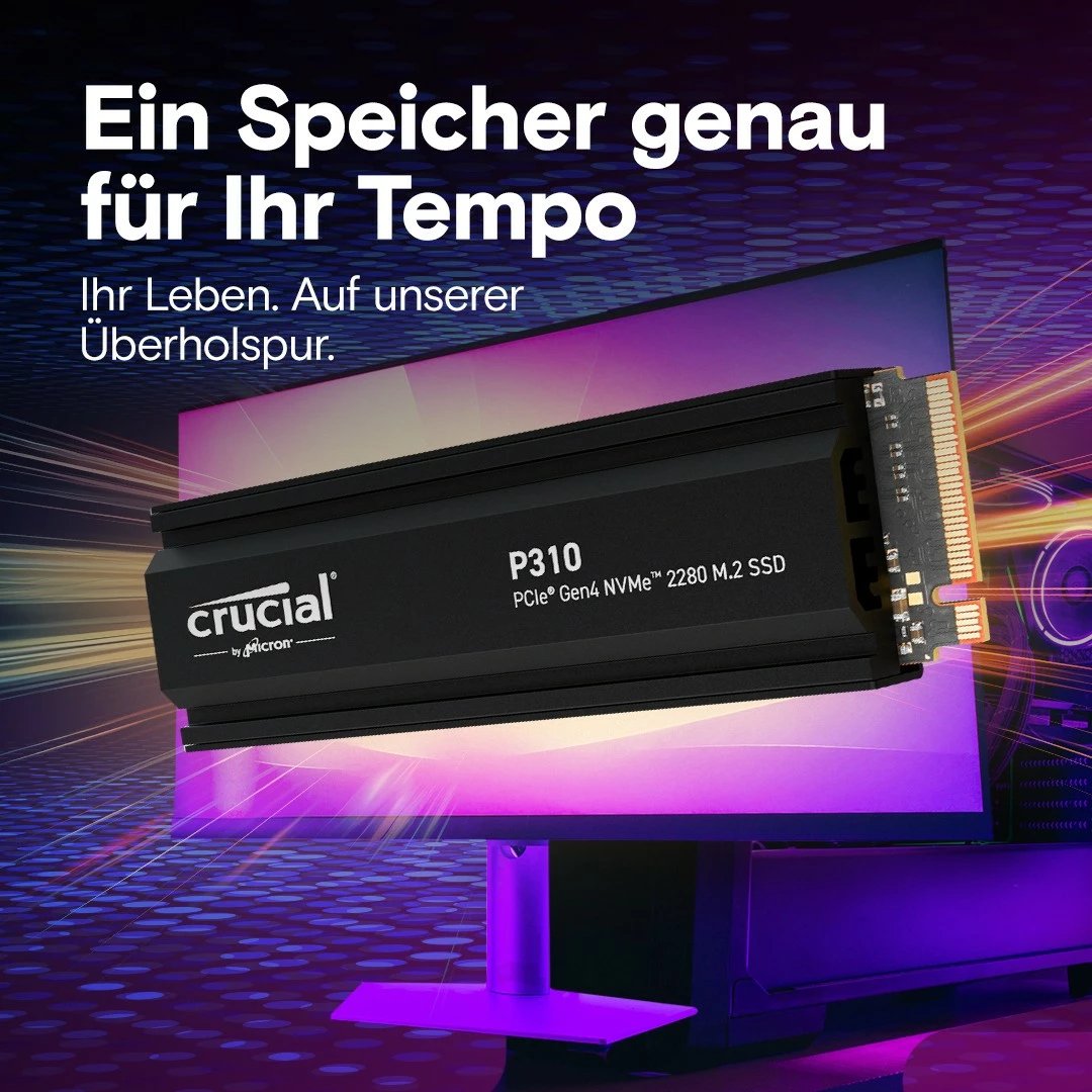 SSD Crucial P310, 2 TB, M.2, 7100 MB/s