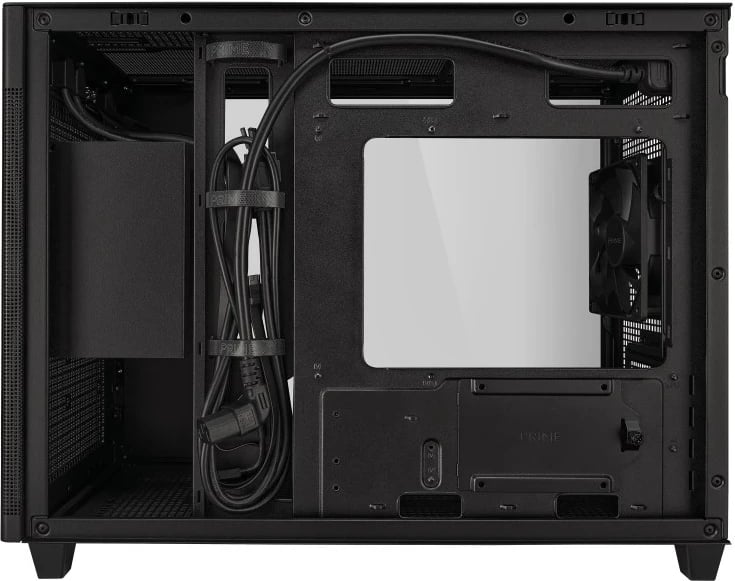 Kasë ASUS AP201 PRIME TG Mini Tower e Zezë