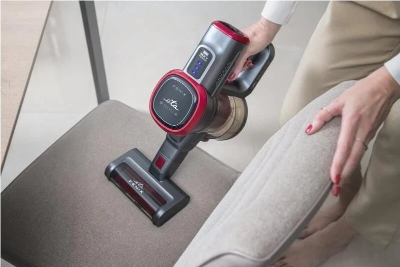 Fshesë pa tela ETA Fenix Ergonomic, e kuqe