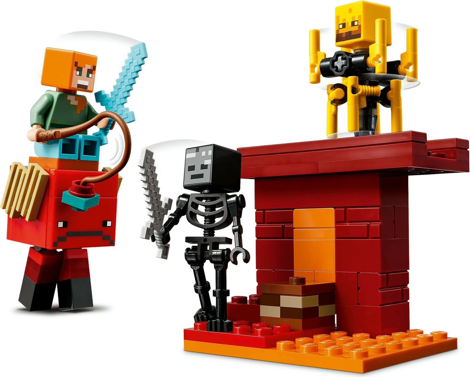 Set ndërtimi LEGO Minecraft 21266, 99 pjesë, shumëngjyrësh
